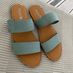 Mint Green Sandals